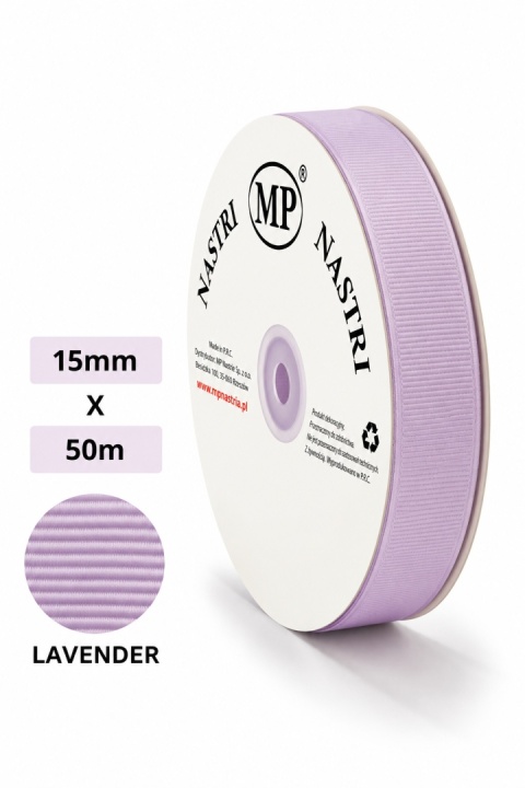 WSTĄŻKA RYPSOWA LAVENDER 50M X 1,5CM
