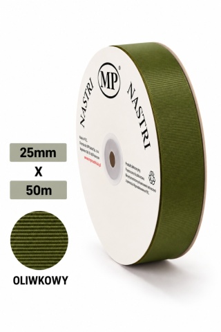 WSTĄŻKA RYPSOWA ZIELONY 50M X 2,5CM