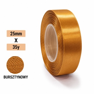 Klasická stuha 2,5cm 35y, oranžová