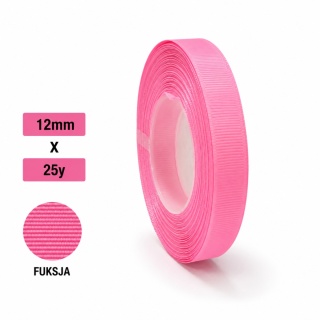 Pásky 1,2 cm 25y, fuchsia
