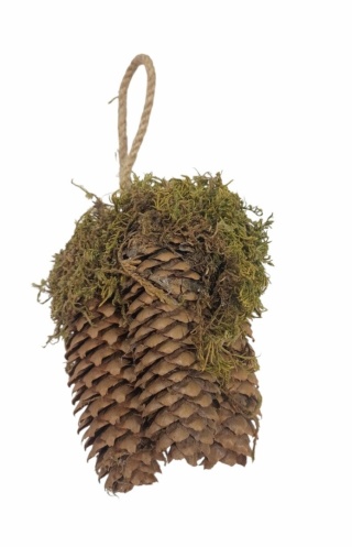 Zawieszka z szyszek naturalnych 23 cm